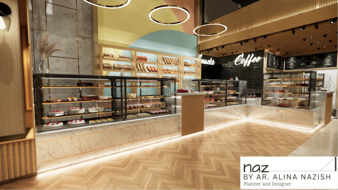Gourmet Bakery Interior